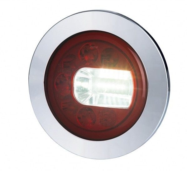 LED Nebel Rückfahrscheinwerfer rechts 120mm bündig 12-24v 1,5m. | VC-2932