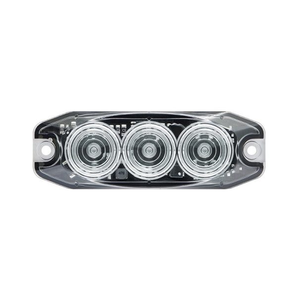 LED Kompakt-Frontblitzer klare Linse | 12-24v | 11CAT1M