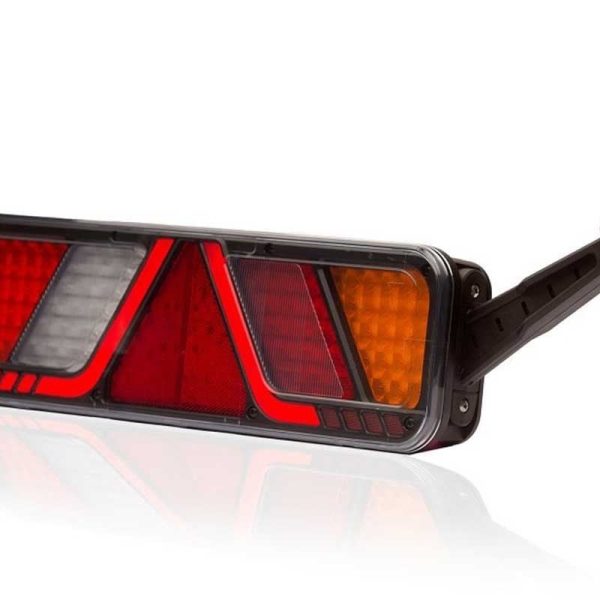 Rechts | LED Anhängerleuchte 24v | Voll-LED Canbusproof | 7-PIN AMP-Anschluss | VC-7012B7