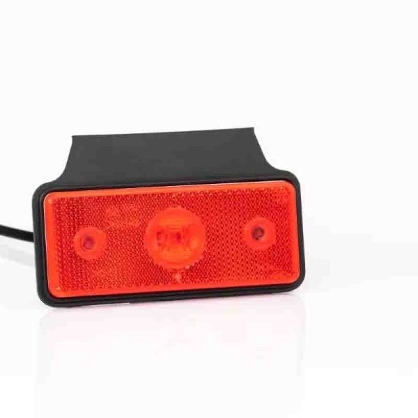LED Markierungsleuchte Rot 12/24v 50cm + 0.75 conn. Inkl. Halterung