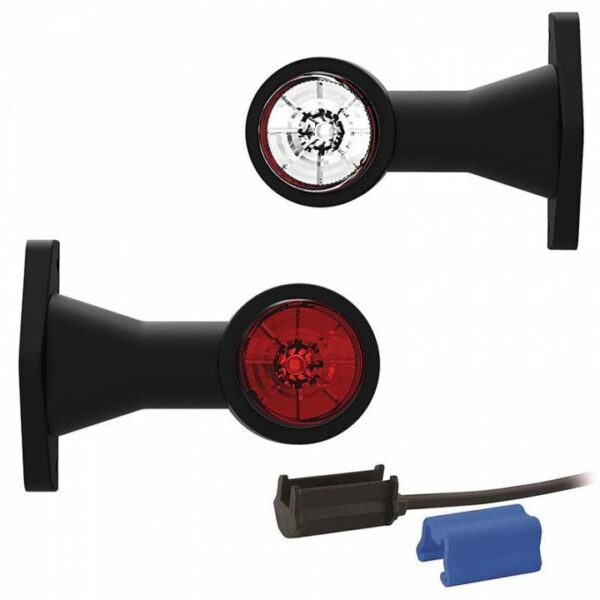 LED Begrenzungsleuchte| gerader Schaft | 12-24v | 0,75mm². stecker | M10BV-210RW