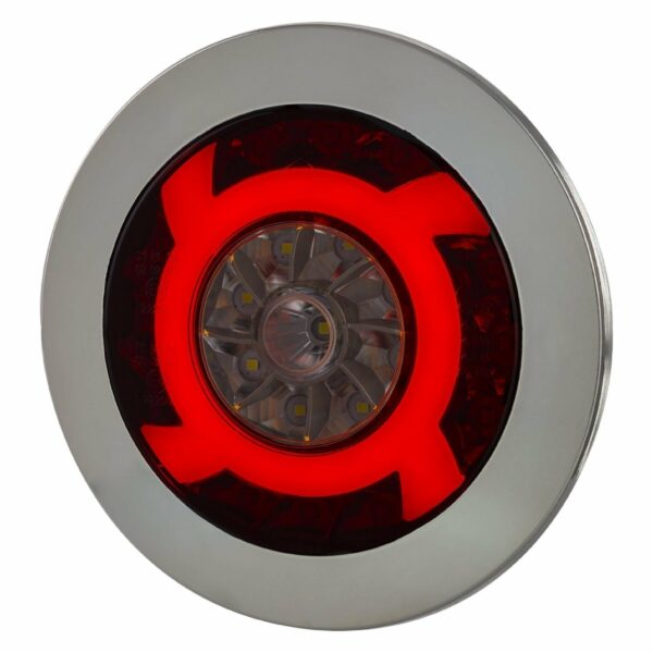 LED Nebel-Einbauleuchte mit Rückfahrlicht | 120mm. | 12-24v | 1,5m. Kabel | VC-3930