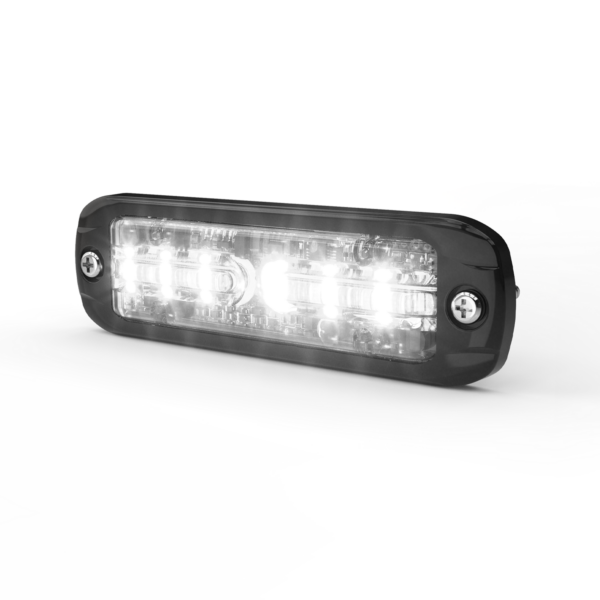 LED R65 Blitzer| amber + weiß (dual) 6-LED | 12-24v | IP69K | ED3802AW