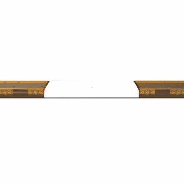 LED Blitzleiste | Warnbalken amber | 12er Serie | ECE-R65 amber | transparente weiße Mitte | 1828mm | 12-30994-E