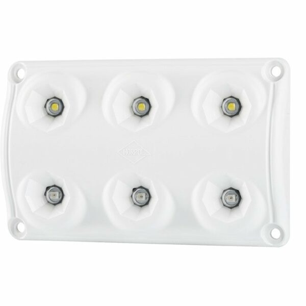 LED Innenleuchte rot (19 lm) / weiß (720 lm/5000 K) 12/24 V | BG-1500RW