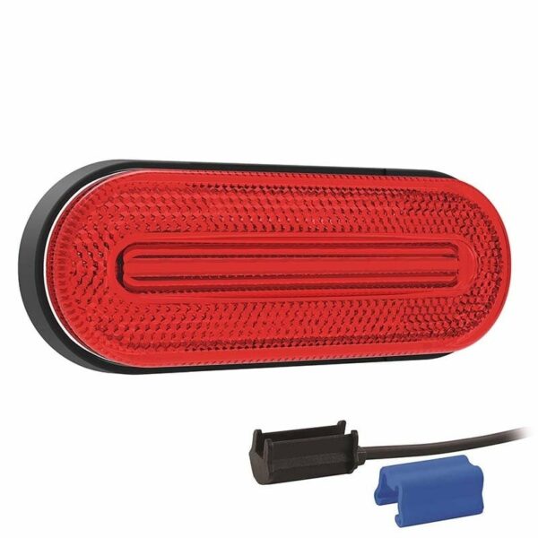 LED Begrenzungsleuchte Rot 12/36V 0,75mm² Anschluss. | M10MV-710R