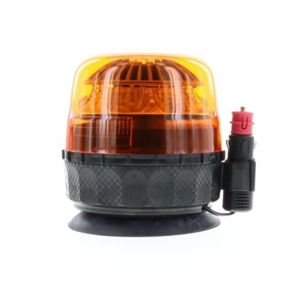 LED R65 Rundumleuchten gelb 12-24v magnetisch montiert, blinkend | D14495