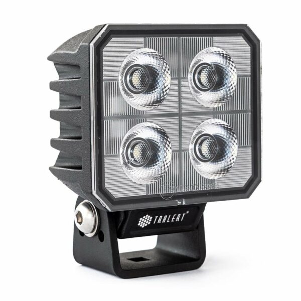 LED arbeitsscheinwerfer quadratisch | 3800 Lumen | 40Watt | eingebauter deutscher Stecker | 9-36v | WF-4038V