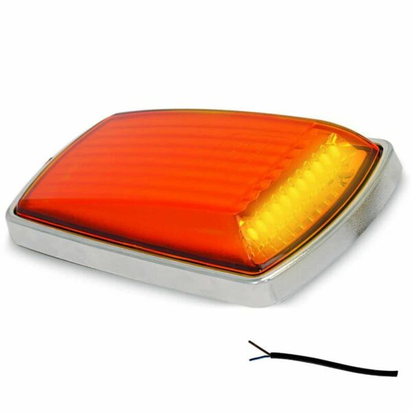 Kat.6 Seiten LED Blinker - Chromhalterung | 3102CM