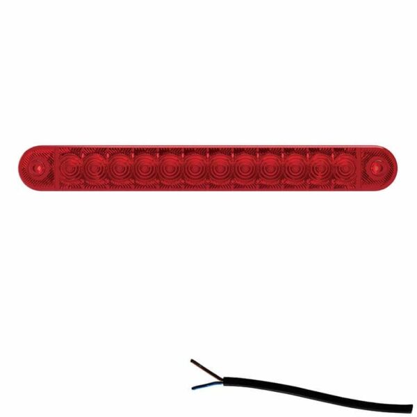 LED Begrenzungsleuchte Rot 12/36V 0,5m Kabel | M10MV-800R