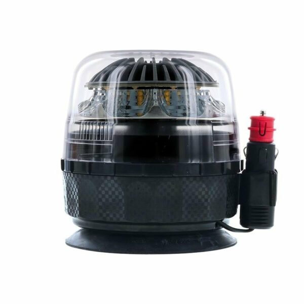 LED R65 Rundumleuchten gelb-transp. 12-24v magnetisch montiert, einzeln | D14755