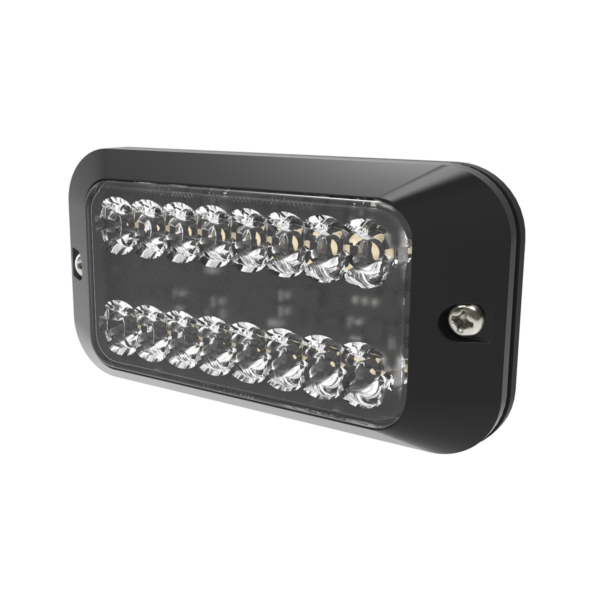 LED blitzer | R65 | amber + weiß (geteilt) 8-LED | 12-24v | ED3789AC