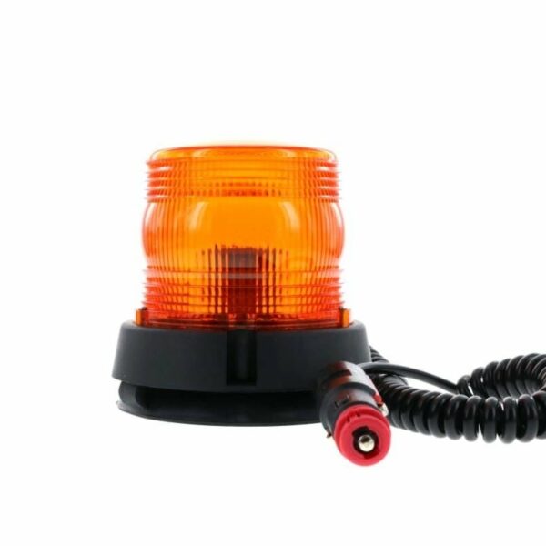 LED Rundumleuchte gelb 12-24v Magnethalterung, Doppelblitz | D14450