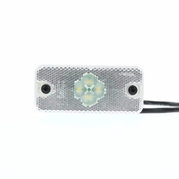 LED Markierungsleuchte Weiß 24v 50cm Kabel 1.5mm2 Stecker