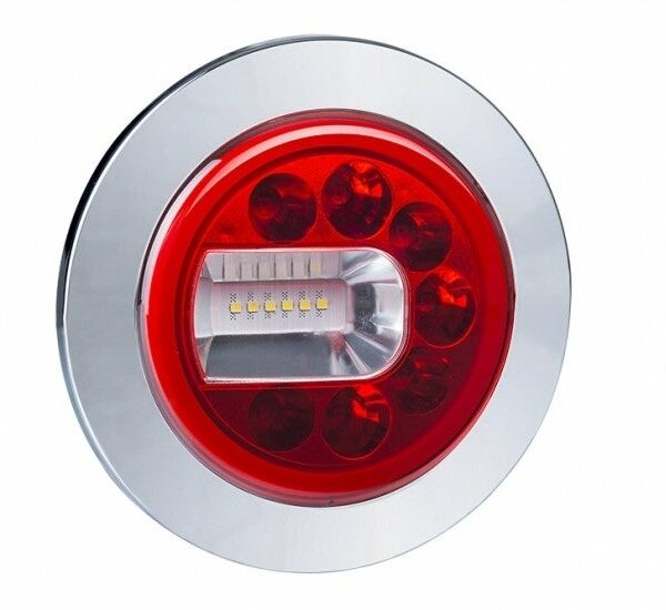 LED Nebel Rückfahrscheinwerfer links 120mm Einbau 12-24v 1,5m. K | VC-2931