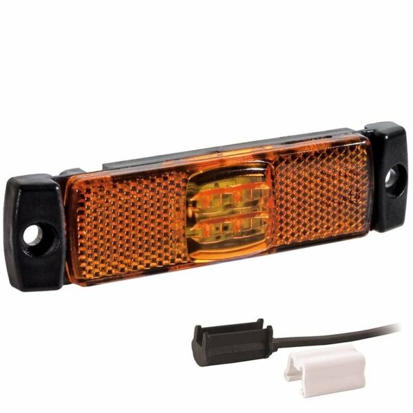 LED Begrenzungsleuchte Gelb 12/36V 1,5mm² Anschluss. | M10MV-120A