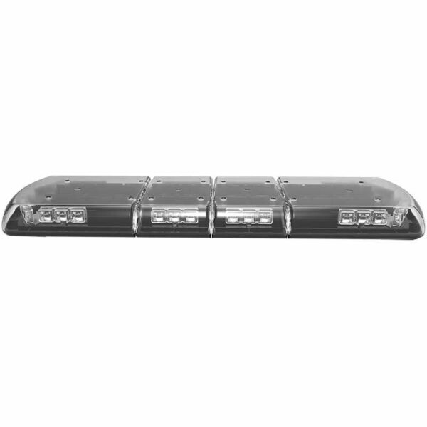 LED Blitzleiste | Warnbalken amber | 12er Serie | ECE-R65 amber | transparent | 910mm | 12-30176-E