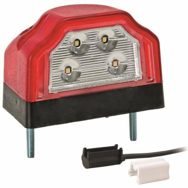 LED Kennzeichenleuchte | 12-36v | 1,5mm.2 Stecker | M10KV-120R