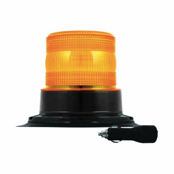 10 LED Blitz-/Rundumleuchte 10 - 30V mit PC Magnet-Montagefuß | EQPR10ABM-MM