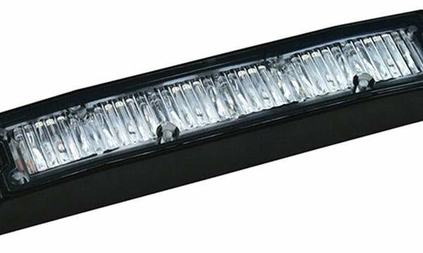 R65 Slimline LED blitzer | 6 LEDs | amber | 10–30 V | SLED6DVAR65