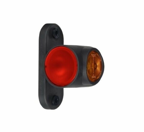 LED Begrenzungsleuchte rot-weiß-amber | 12-24v | 50cm. Kabel | MB-4700RWA