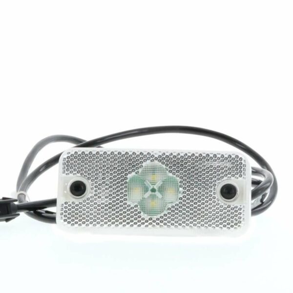 LED Markierungsleuchte Weiß 24v 150cm Kabel 1.5mm2 Stecker | D11399