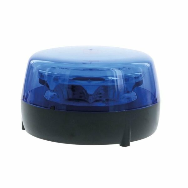 LED R65 Rundumleuchten blau 12-24v 3-Schrauben Doppelblitz | 212170