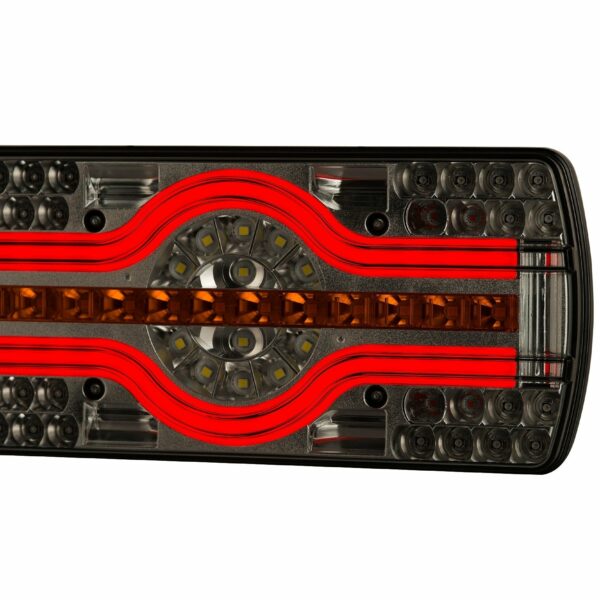 LED Neon Rücklicht mit Kennzeichtenbeleuchtung | 12-24v | 2,0m Kabel | VC-3600