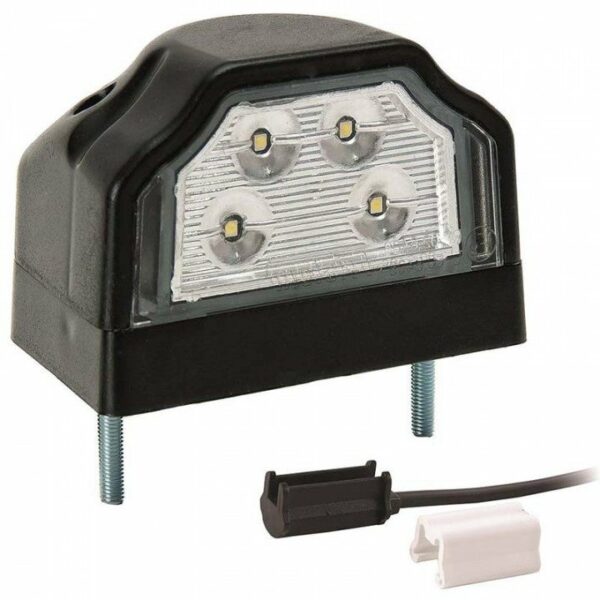 LED Kennzeichenleuchte | 12-36v | mit Stecker 1,5mm.2 | M10KV-120