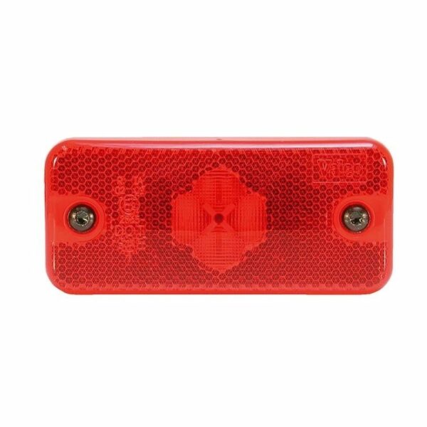 LED Markierungsleuchte rot | 24V | 2-PIN AMP Stecker JPT | 198640