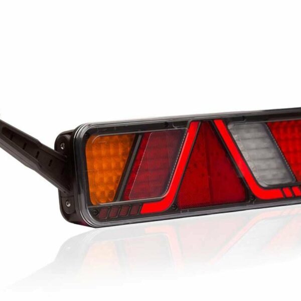 Links | LED Anhängerleuchte | 24v | Voll-LED | Canbusproof | 2,5m. Kabel | VC-7011