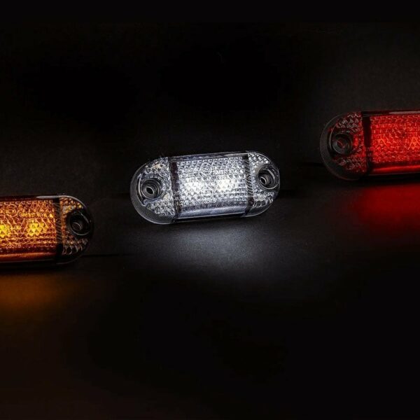 LED Markierungsleuchte dunkel-amber 12-24v 15cm Kabel | MV-6200DA