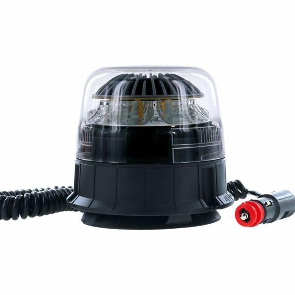 LED R65 Rundumleuchten gelb-transp. 12-24v magnetisch montiert, einzeln | D14754