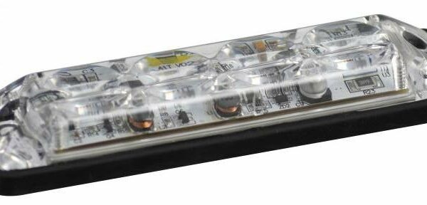 LED blitzer 4 LEDs | R10 | Slimline | weiß 10-30v | SLED4DVW