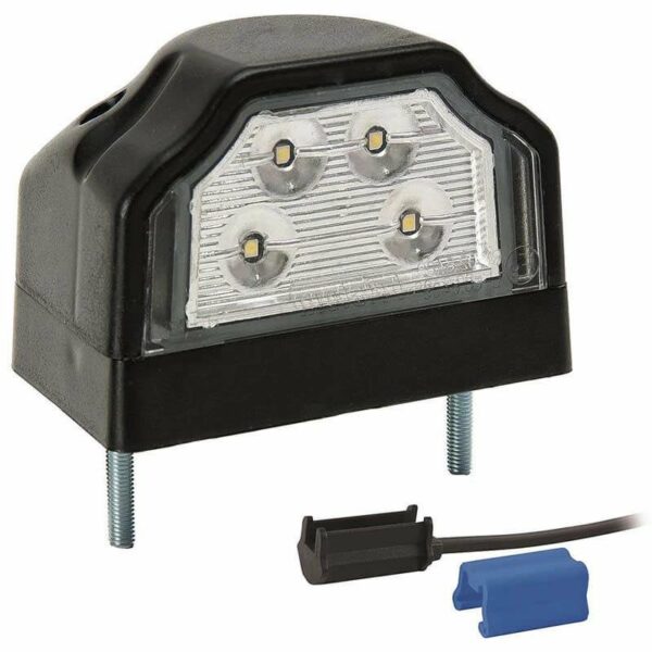 LED Kennzeichenleuchte | 12-36v | mit Stecker 0,75mm². | M10KV-110