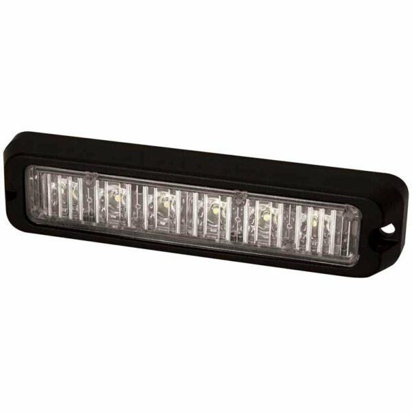 LED blitzer 6-LED amber | weiß geteilte Farbe | 12-24v | ED3706AC