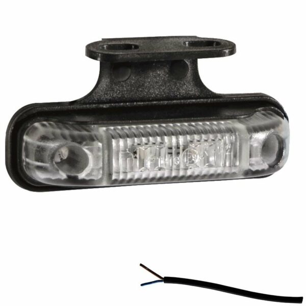 LED Markierungsleuchte Rot 12/36V 0,5m Kabel | M10MV-550R