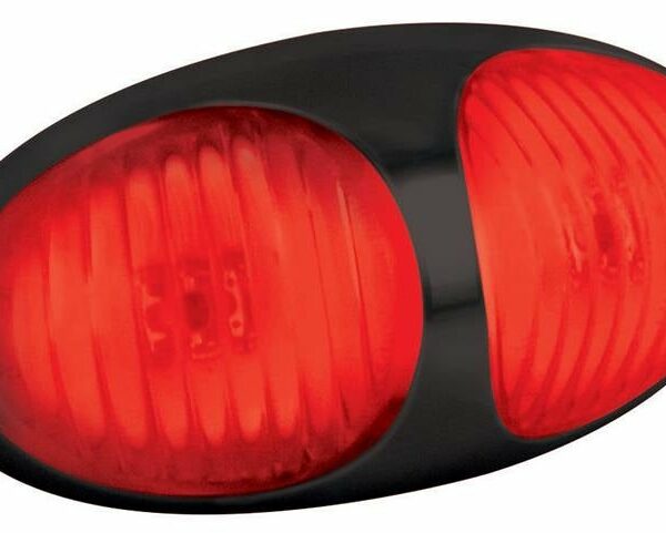 LED Begrenzungsleuchte Rot 12/24V 0,1m. Kabel | 37RM2P