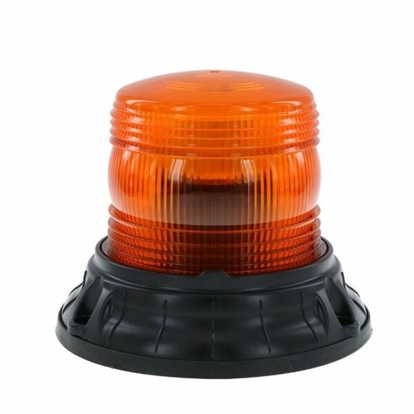 LED Rundumleuchte gelb 10-110v - 3-Schrauben-Montage - Doppelblitz | D14746