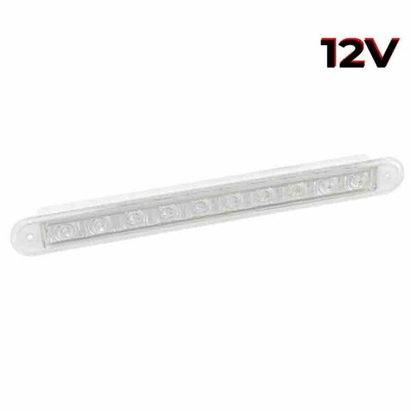 LED Rückfahrscheinwerfer slimline transparente Linse | 12v | 40cm. Kabel | 235W12E
