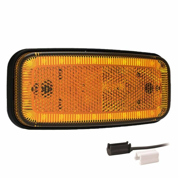 LED Begrenzungsleuchte Gelb 12/36V 1,5mm² Anschluss. | MV-1220A