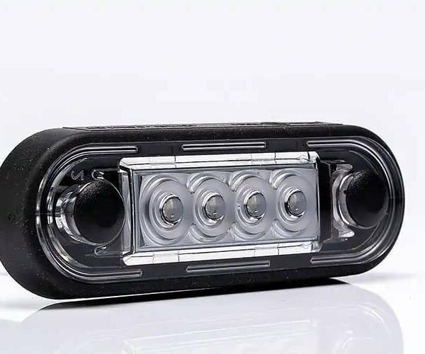LED Markierungsleuchte weiß | 12-24V | 15cm Kabel | MV-2400W.1