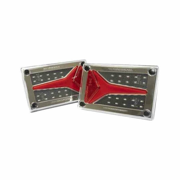 LED Neon Rücklicht Doppelpack mit dynamischem LED Blinker | 12-24v | 595STIMLR2