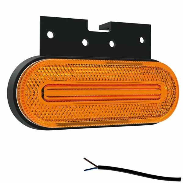 LED Begrenzungsleuchte Gelb 12/36V 0,5m Kabel | M10MV-750A