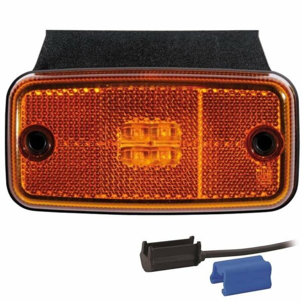 LED Begrenzungsleuchte Gelb 12/36V 1,5mm² Anschluss. | M10MV-620A
