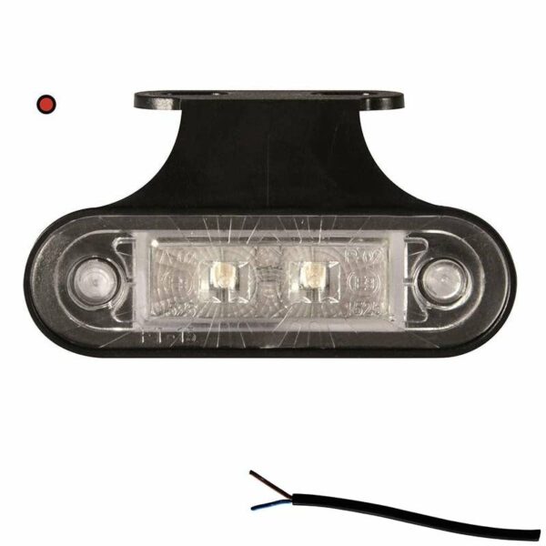LED Begrenzungsleuchte Rot 12/36V 0,5m Kabel | M10MV-400R