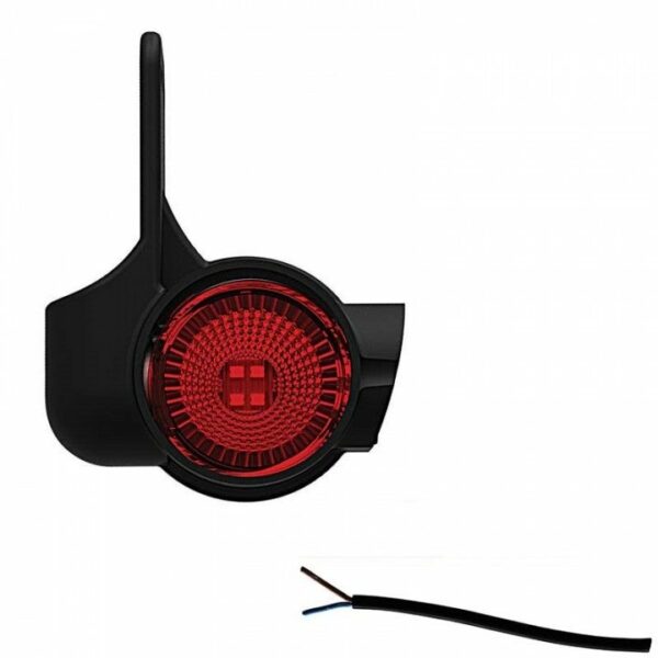 Rechts | LED Begrenzungsleuchte mit kurzem Schaft | 12-36v | 20cm. Kabel | M10BV-802RWA