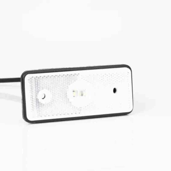 LED Markierungsleuchte Weiß 12/24v 50cm Kabel mit 1.5 Konn. | MV-5620W