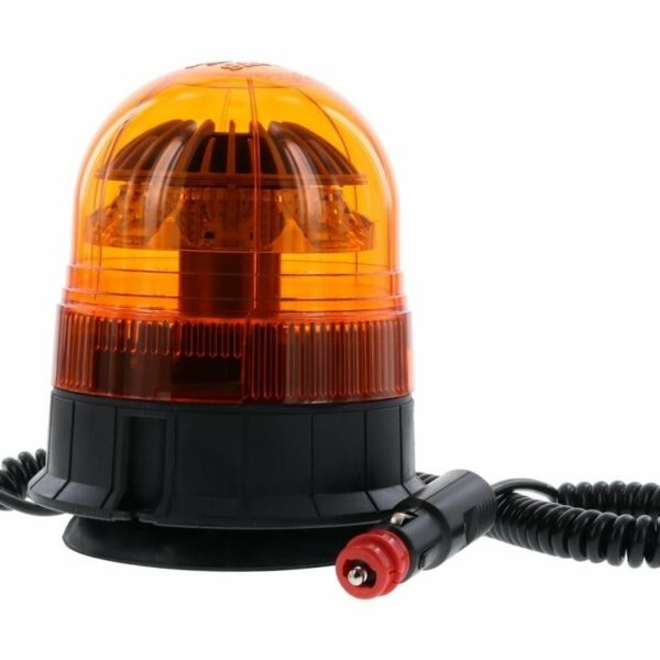 LED R65 Rundumleuchten gelb 12-24v Magnethalterung, drehbar | D14509