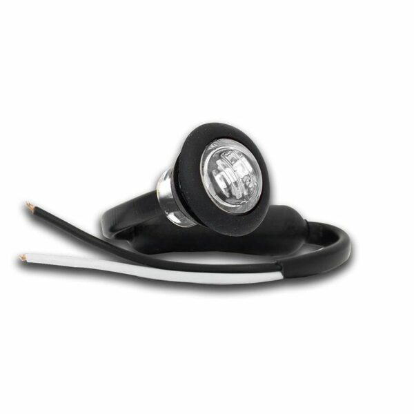 LED Markierungsleuchte Weiß 12/24V 0,2m Kabel | 181WME